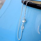 Wholesale 10pcs 925 Sterling Silver Plt 1.5mm Ball Beads Chain Necklace 16"-30"