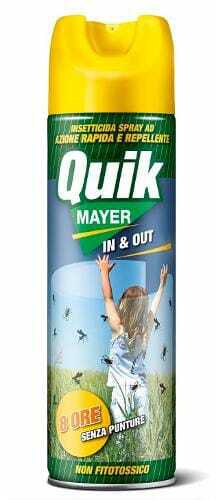 Mayer Braun Insetticida Spray QuickMayer contro mosche e zanzare ml 500 QUIK500