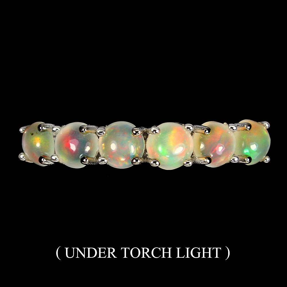 Set Di Orecchini E Ciondolo In Opale Di Fuoco Triplet Australiano - Foto 11