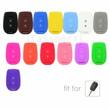 Funda Silicona Soporte 2 Botones Apto para RENAULT 2017 Oroch Mando a Distancia Llavero