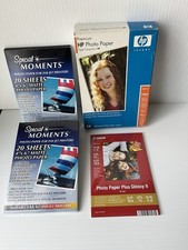 Lot Mixed Ink Jet 4 x 6 Photo Paper Special Moments HP Premium Canon
