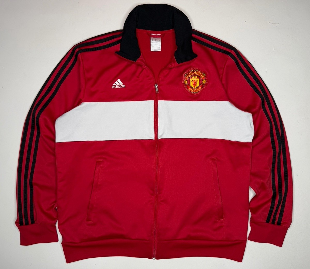 Manchester United F.C.× adidas トラックジャケット Adidas x Manchester United FC Full Zip Track Jacket | XL | eBay