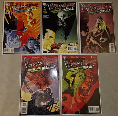 Victorian Undead II: Sherlock Holmes vs Dracula #1-5 (Complete 2011 WS Series)