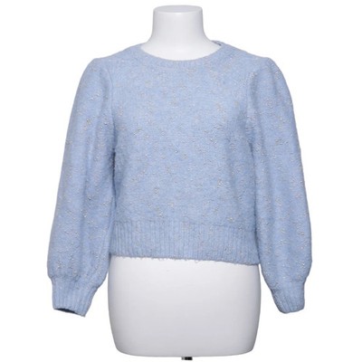 Zara, Strickpullover, Größe: S, Blau, Acryl/Metallfaser/Polyester #dgP