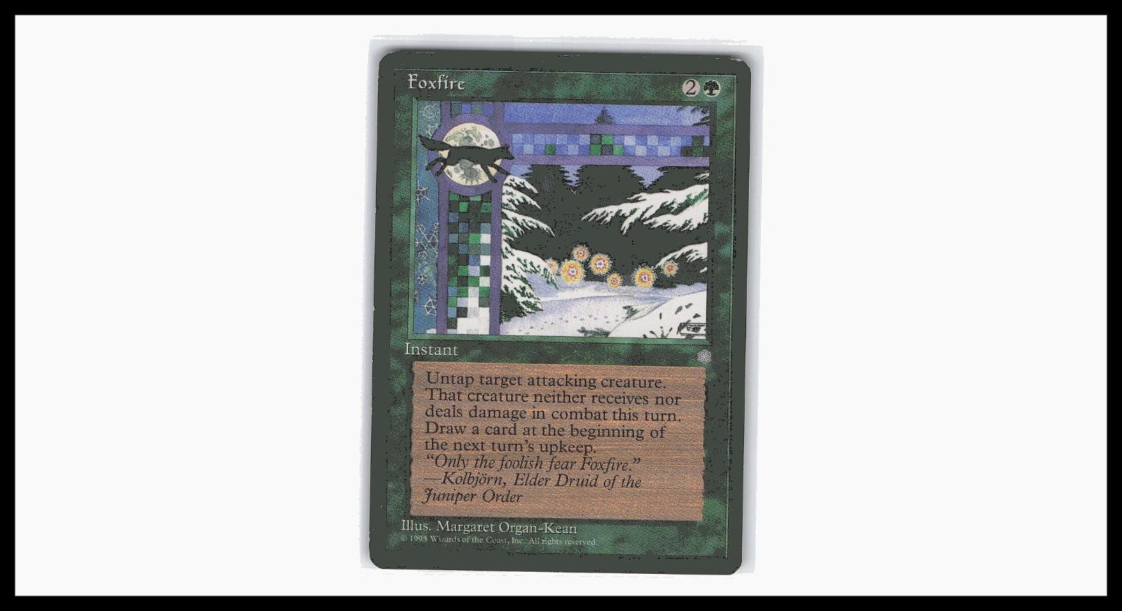 Foxfire Common Ice Age Magic: The Gathering Lightly Played
