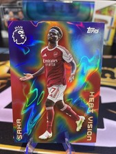 Bukayo Saka Heat Vision Case Hit Insert | Topps Premier League | Arsenal FC SSP