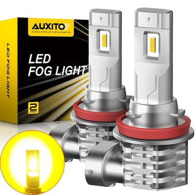YELLOW LED Fog Light Bulbs H11 High 200W Power Lamps 3000K Foglight Bulbs H8 Kit
