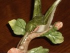 VINTAGE OTAGIRI PORCELAIN HUMMINGBIRD WITH FLOWERS FIGURINE 1970'S JAPAN — photo 2