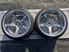 Jdm Work T5r 2p Glimmit Silver 11j -19 Pcd114 5h 2-piece Set. Deep Rim No Tires Jdm Work T5r 2p Glimmit Silver 11j -19 Pcd114 5h 2-piece Set. Deep Rim No Tires