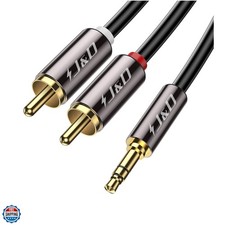 3.5mm to RCA Cable, Gold-Plated 3.5mm Male to 2RCA Male Stereo Audio Adapter,...