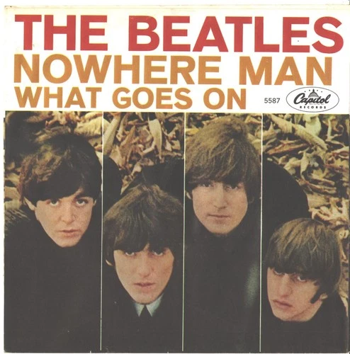 BEATLES--PICTURE SLEEVE  +45--(NOWHERE MAN)--PS--PIC--SLV