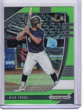 2020 PRIZM DRAFT NICK YORKE RC #7/75 *LIME GREEN*