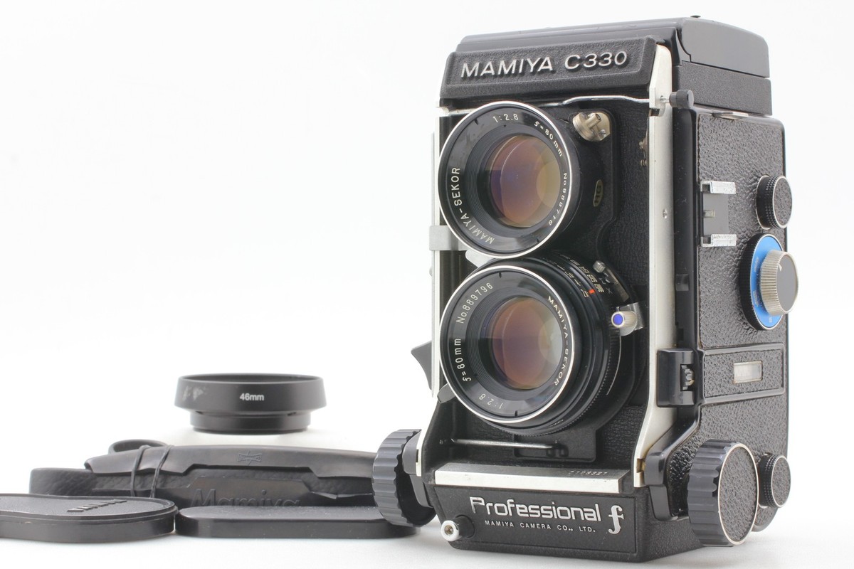 Pro F Blue Dot [Near MINT w/Strap] Mamiya C330 TLR Camera