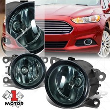 Smoked OE Style Front Fog Light Lamps for 05-22 Mustang/Focus/Transit Connect