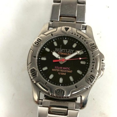 Bentley Solarmatic Watch 10 Atm Water Resistant Lightweight