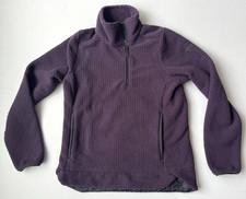 Helly Hansen Womens Lyra Pullover 1/2 Zip Quilted Fleece Size Medium Purple GUC