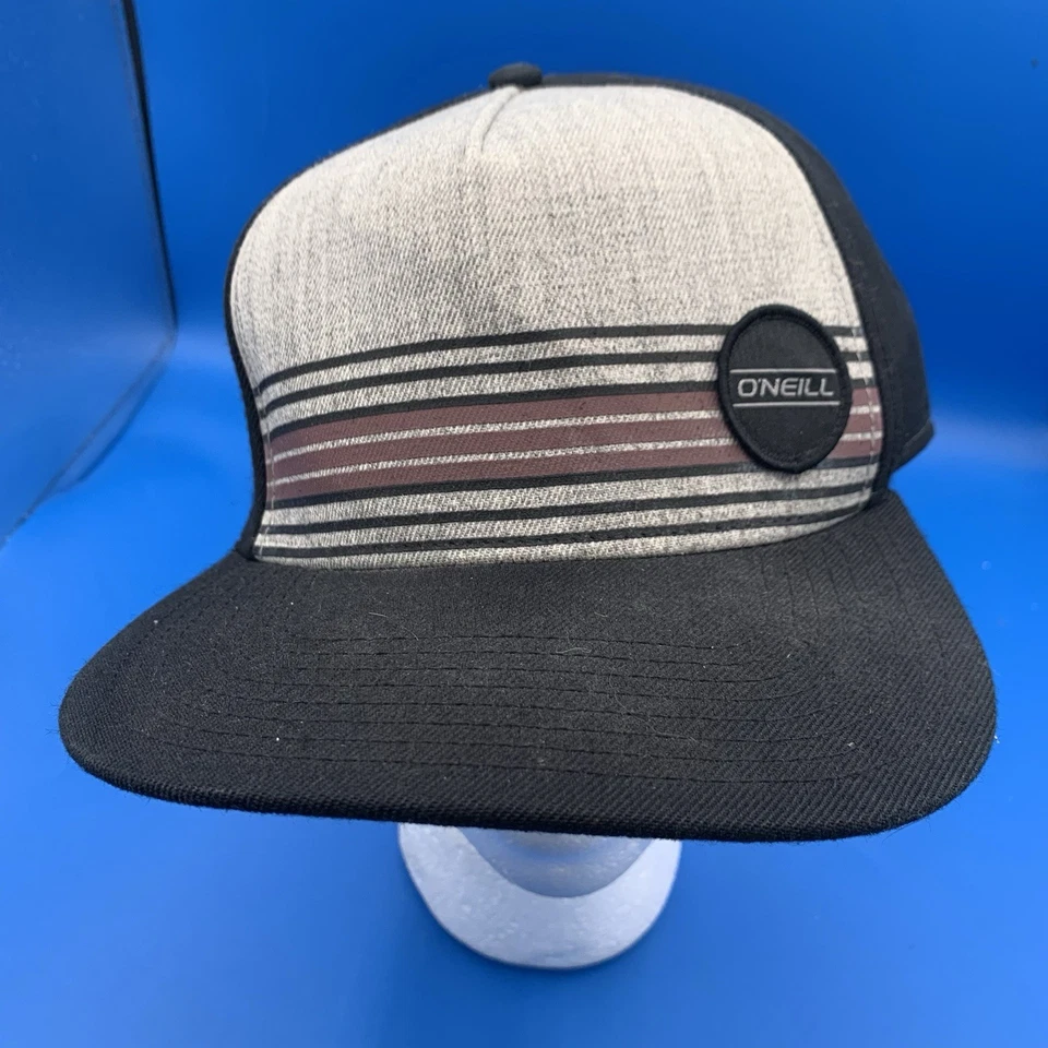 O'Neill Gorra Snapback Surf Monopatín Patín Aire Libre Béisbol Hombres Mujeres Gris Foto 4 de 4