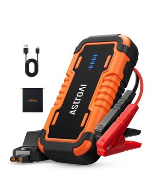 Starter Battery Jump 5000A Portable 12V Lithium Auto Booster AstroAI P10 Car Led