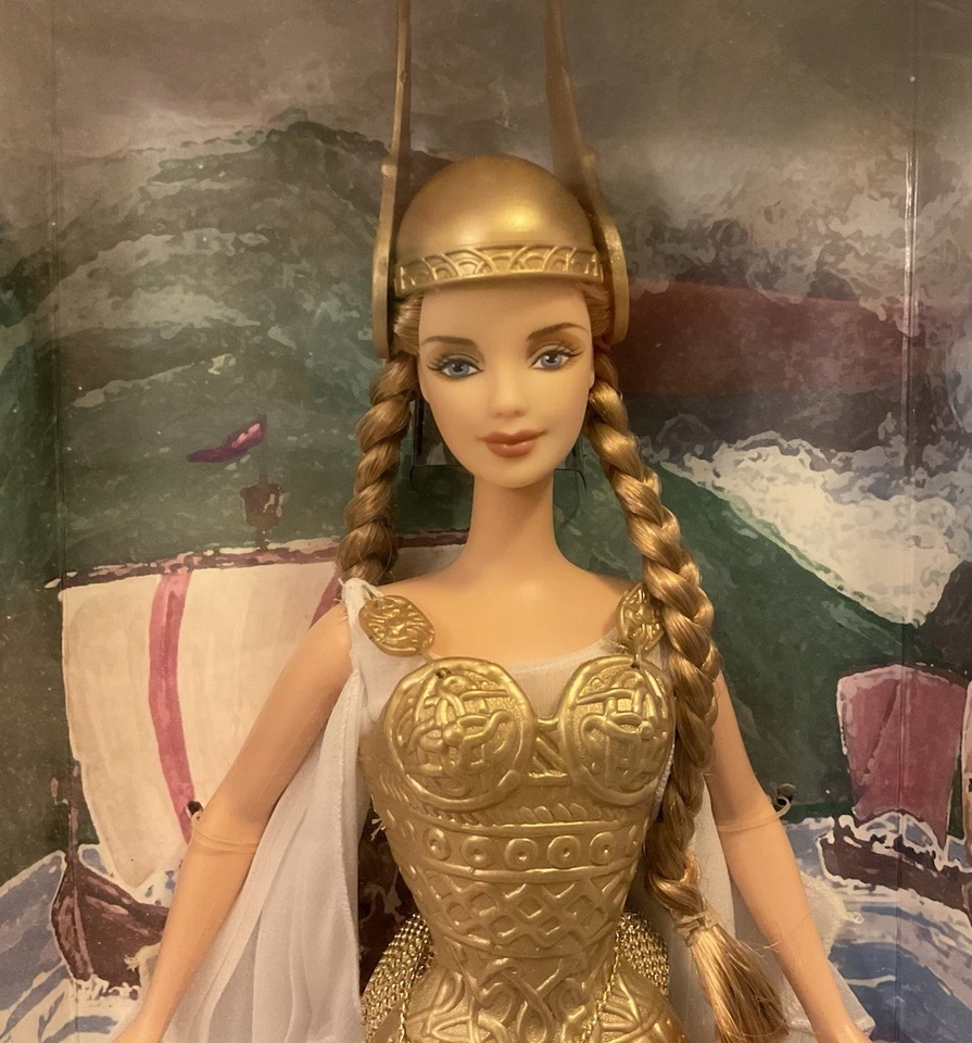 EDICIÓN COLECCIONISTA BARBIE PRINCESA DE LOS VIKINGOS MUÑECAS DEL MUNDO NOS 2003 Foto 2 de 4