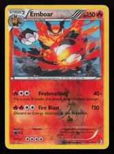 Emboar 26/149 Reverse Holo Rare Boundaries Crossed Pokemon LP on eBay