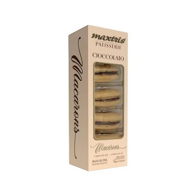 Maxtris Chocolate Macarons 5 Pcs 70 Gr.