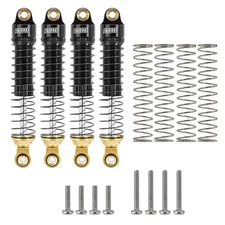 INJORA 59mm Shocks Long Threaded-Brass & Aluminium Shock Absorber Oil Damper ...