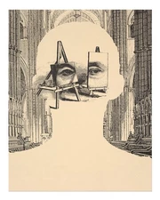 Surreal Cathedral Poster Wall Art Print Premium Quality Fine Art Print