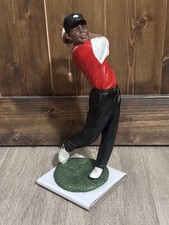 Vintage Tiger Woods Collef Golf Statue – Collectible Golf Sports Memorabilia