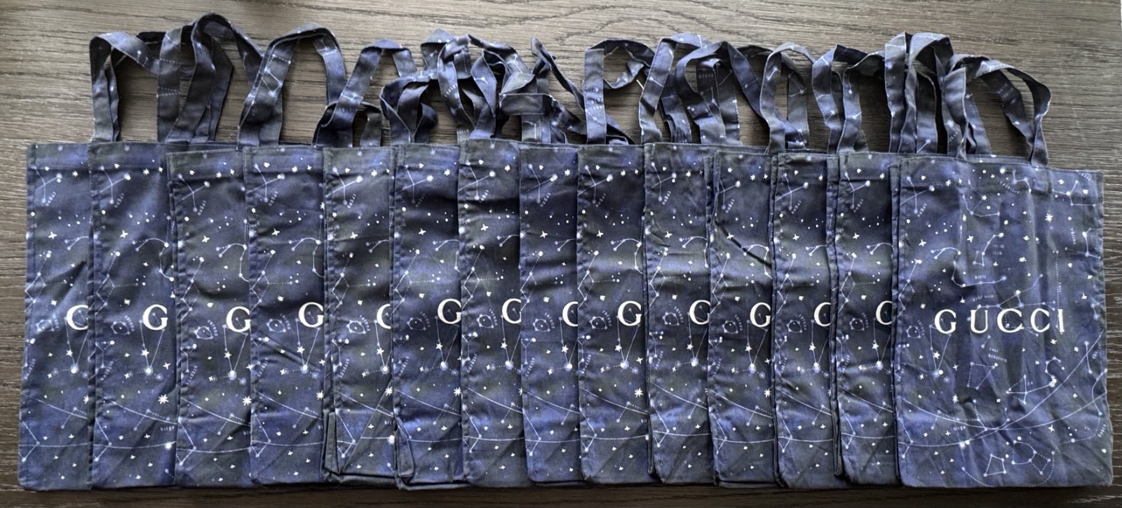 35x Tote e coulisse in tela Gucci Constellation & Heritage nuovi