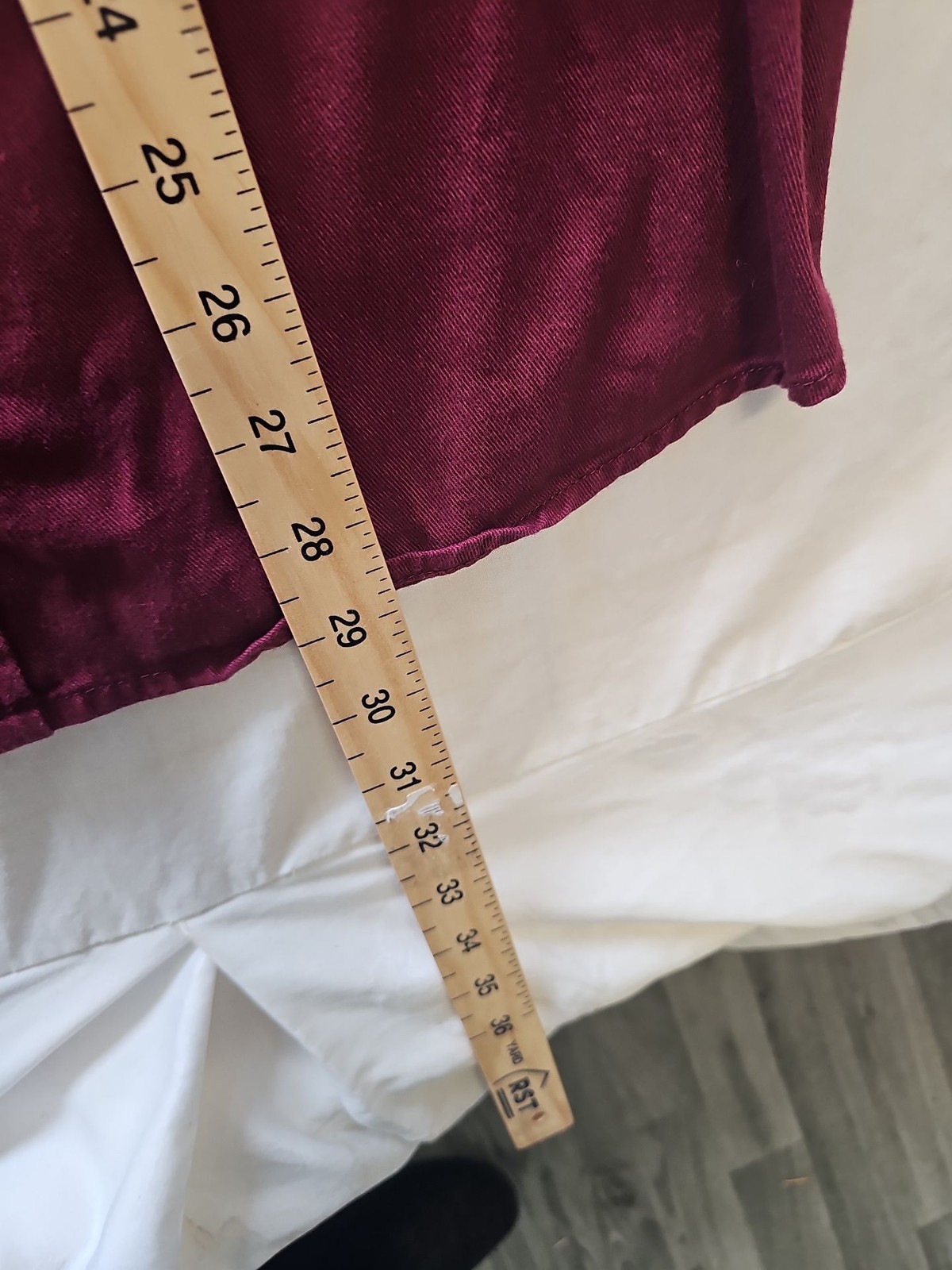 Wrangler Men's Flex for Comfort Twill Long Sleeve Shirt in Burgundy Large SS1080 image 6