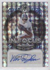 2023 Panini Mosaic In Focus Signatures Vance Johnson #IF-VJ Auto 1d0h