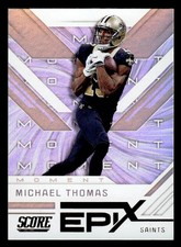 2019 Score #EM-5 Michael Thomas Epix Moment Gold Card New Orleans Saints
