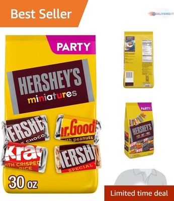 Miniature Assorted Chocolate Candy Party Pack 30 oz Bulk Gift Treats