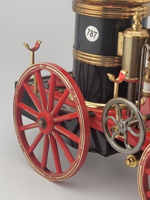 THE MISSISSIPPI 1869 RED STEAM ENGINE FIRE WAGON RADIO WACO JAPAN