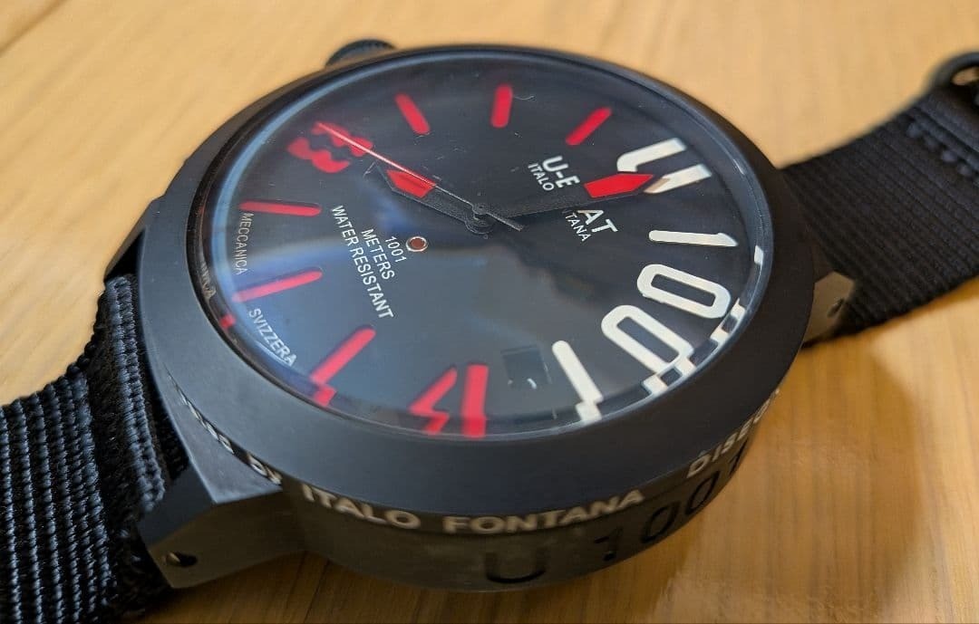 UBOAT U1001 自動巻き時計50ミリ U-BOAT U1001 Limited Edition Automatic Watch 50mm Titanium