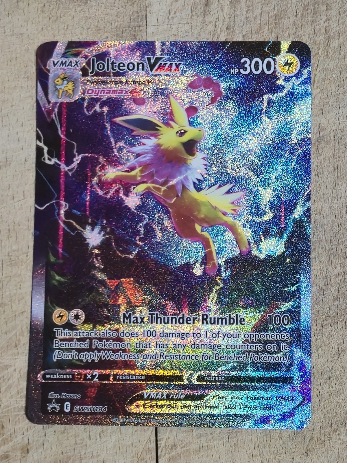 Jolteon VMAX SWSH184 SWSH: Sword & Shield Promo Cards Holo