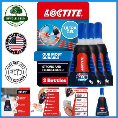 Easy Squeeze Bottle Super Glue Gel for Maximum Control and Accurate Application