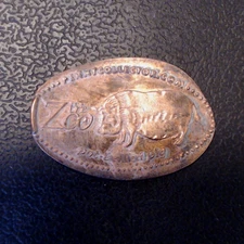 Pot-Bellied Pig The Zoo - Press Coin Elongated Penny Souvenir