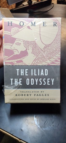 The Iliad & The Odyssey by Homer Robert Fagles Penguin x2 Greek mythology legend - Picture 2 of 5
