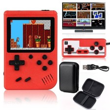 Mini consola de videojuegos portátil retro incorporada 400 juegos pantalla LCD de 3,0 pulgadas