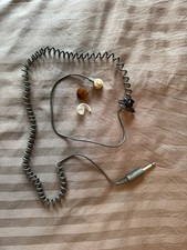 Telex in the ear headset with volume adj and both large and med ear pieces