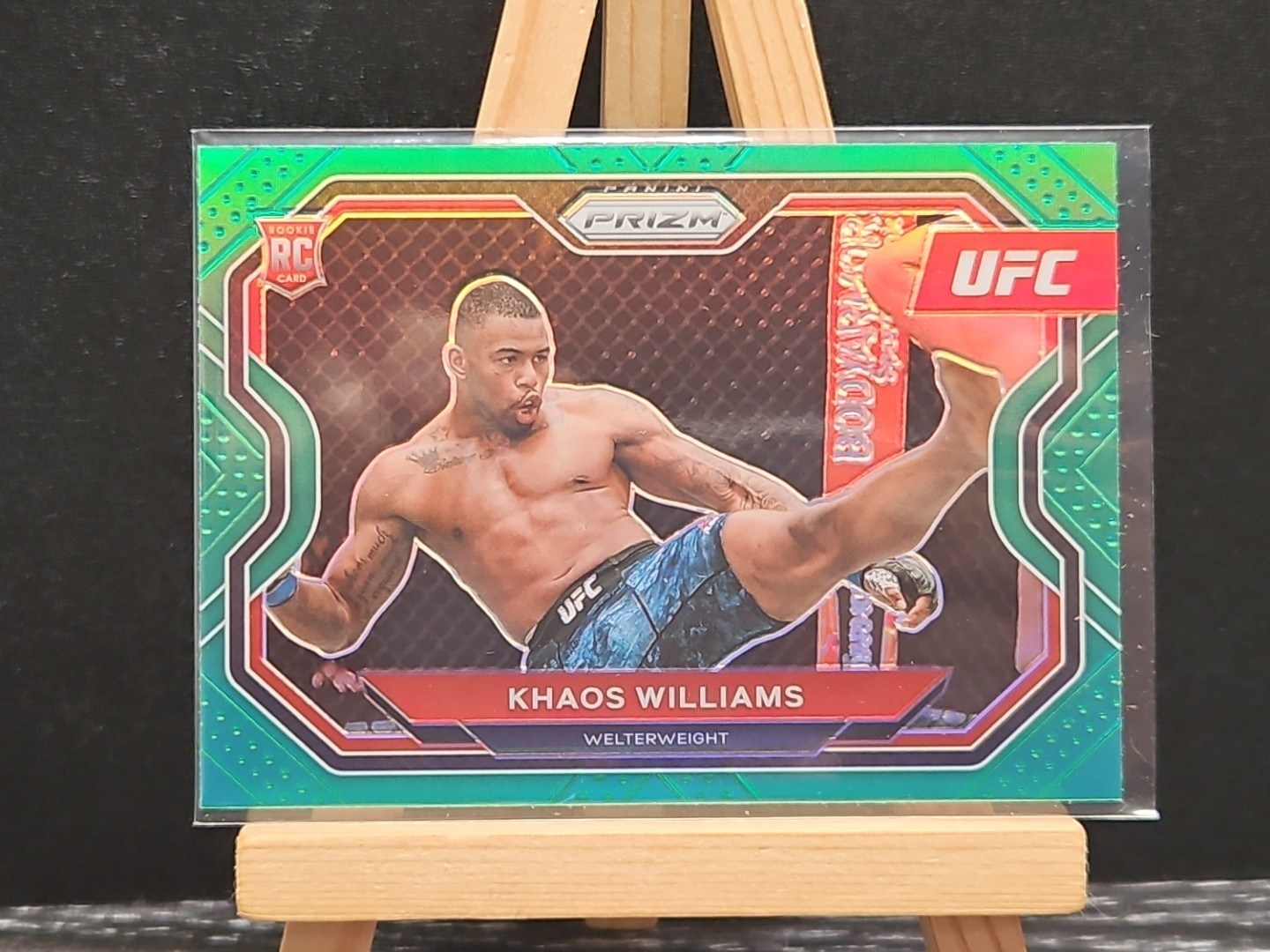 2021 Prizm UFC Green Prizm Khaos Williams #179