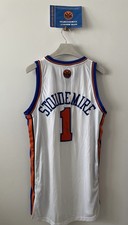 Autographed Amar’e Stoudemire Knicks #1 Adidas Authentic Jersey Team COA 2XL NBA
