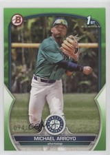 2023 Bowman Prospects Neon Green 94/399 Michael Arroyo #BP-63 0bt4