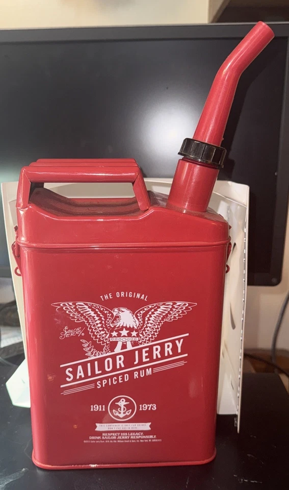 Sailor Jerry 香料朗姆酒杰里罐带喷嘴全新 — 第 3/4 张图片