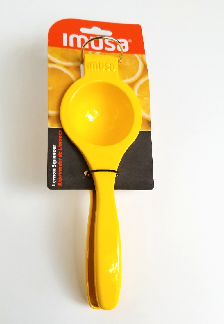 Manual Metal Lemon Juicer Squeezer Hand Press Kitchen Tool. Imusa Brand.BPA Free
