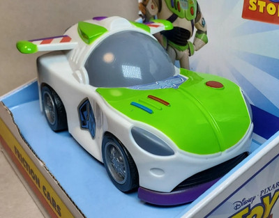 Disney Pixar Toy Story Buzz Lightyear Car Friction Racers 2 of 5