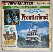 Walt Disney World Frontierland View Master Packet A951 3 Reel Set Book