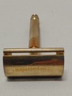 Vintage Gillette Double Edge Gold Tone Safety Razor — photo 3