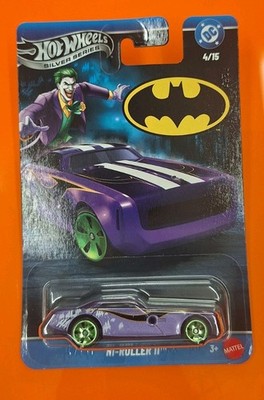  Hot Wheels -  DC Batman '' Hi-Roller II Joker   - #4/15 Silver Series 